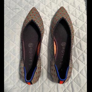 Rothy's Coral Dot Points sz 9 (Discontinued print/color)